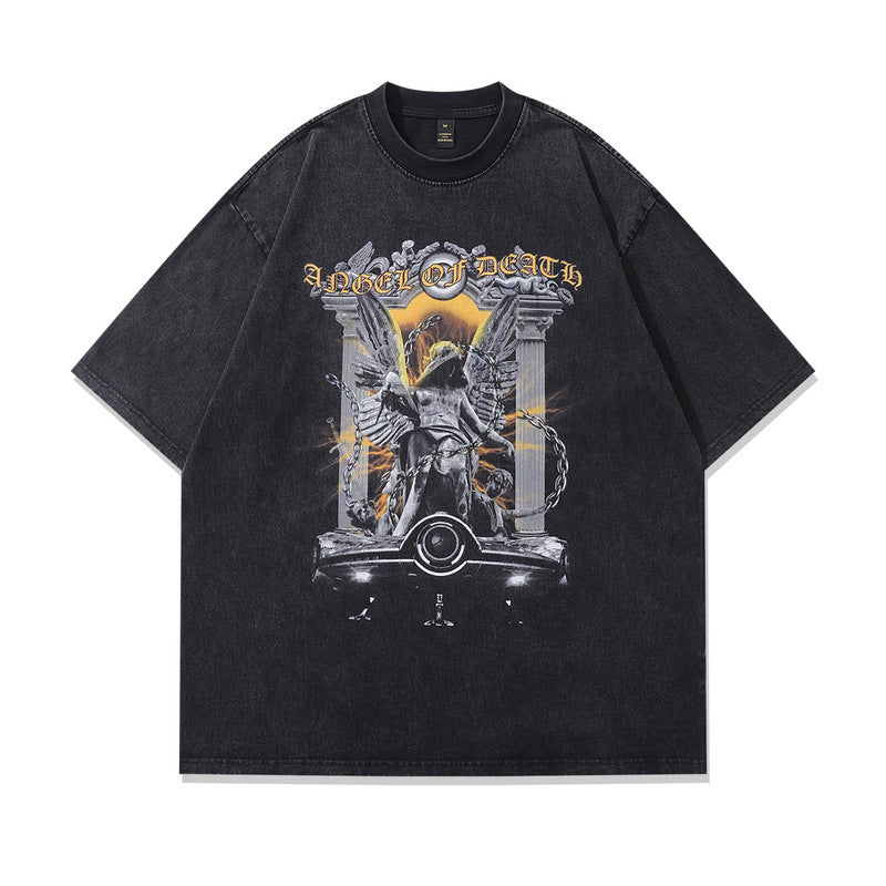 Vintage American Retro Punk T-Shirt - Harajuku Style