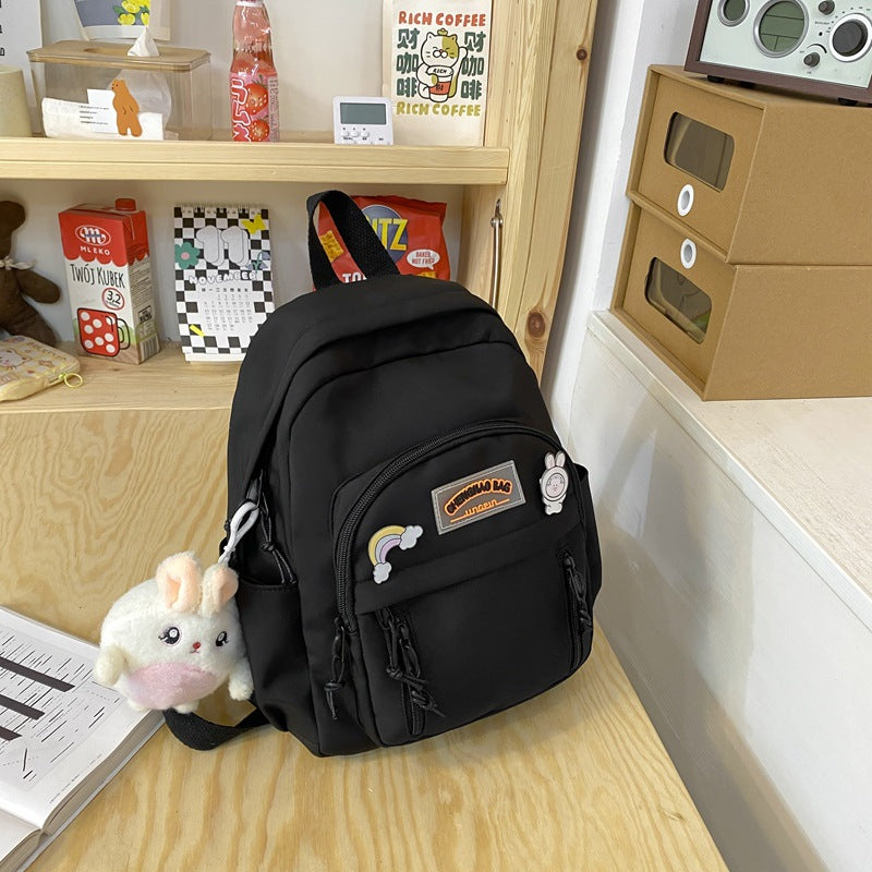 Harajuku Style Contrast Color Backpack for Students