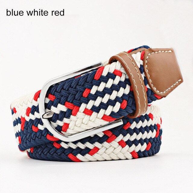 Harajuku Style Women’s Striped Elastic Belt