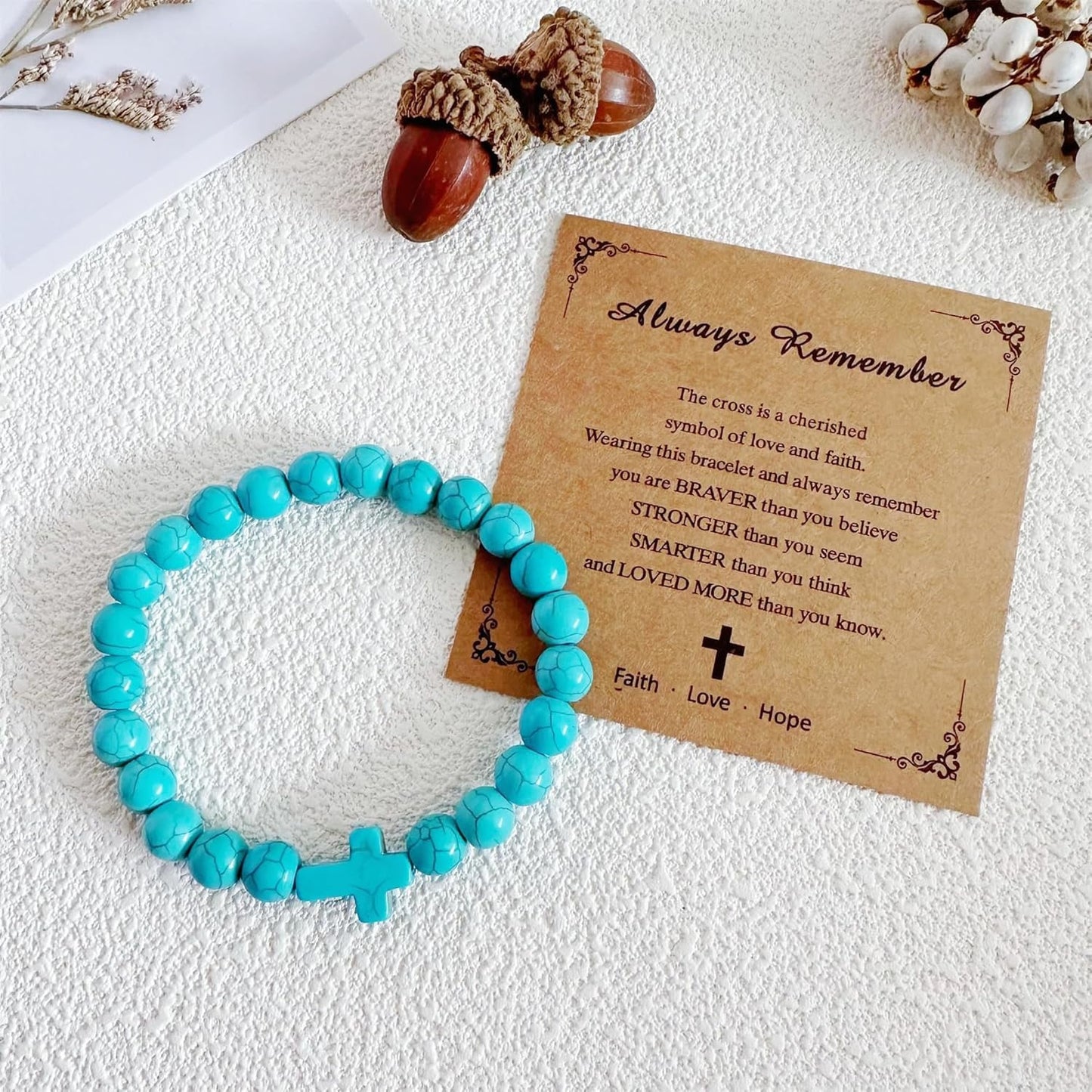 Harajuku Style Bead Jewelry Cross Bracelet