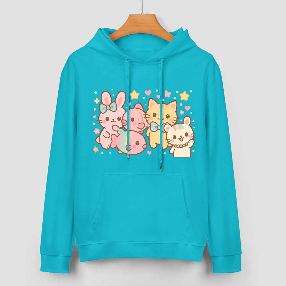 Harajuku Legends Group Photo Pure Cotton Hoodie