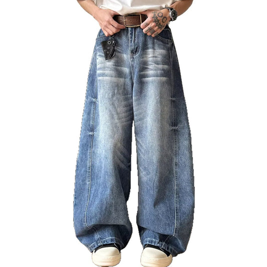 Bent Knife Cowboy Men's Wide Legs Casual Pants