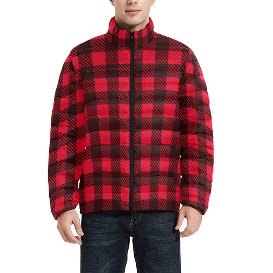 Lumberjack Black and Red Checkerboard Bomber Jacket