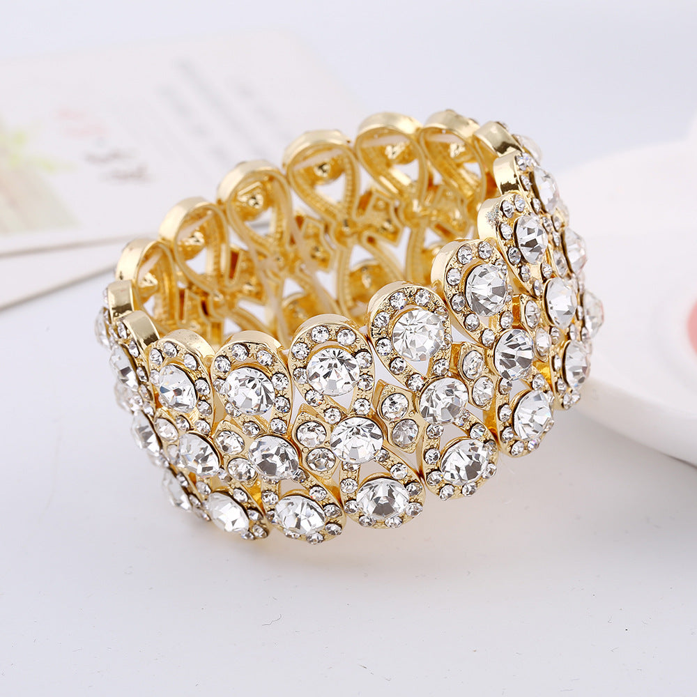 Luxury Diamond Crystal Elastic Bracelet