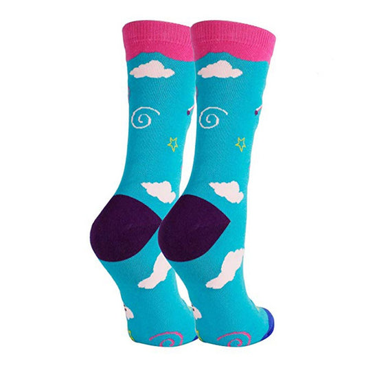 Playful Unicorn Rainbow Socks - Harajuku Style
