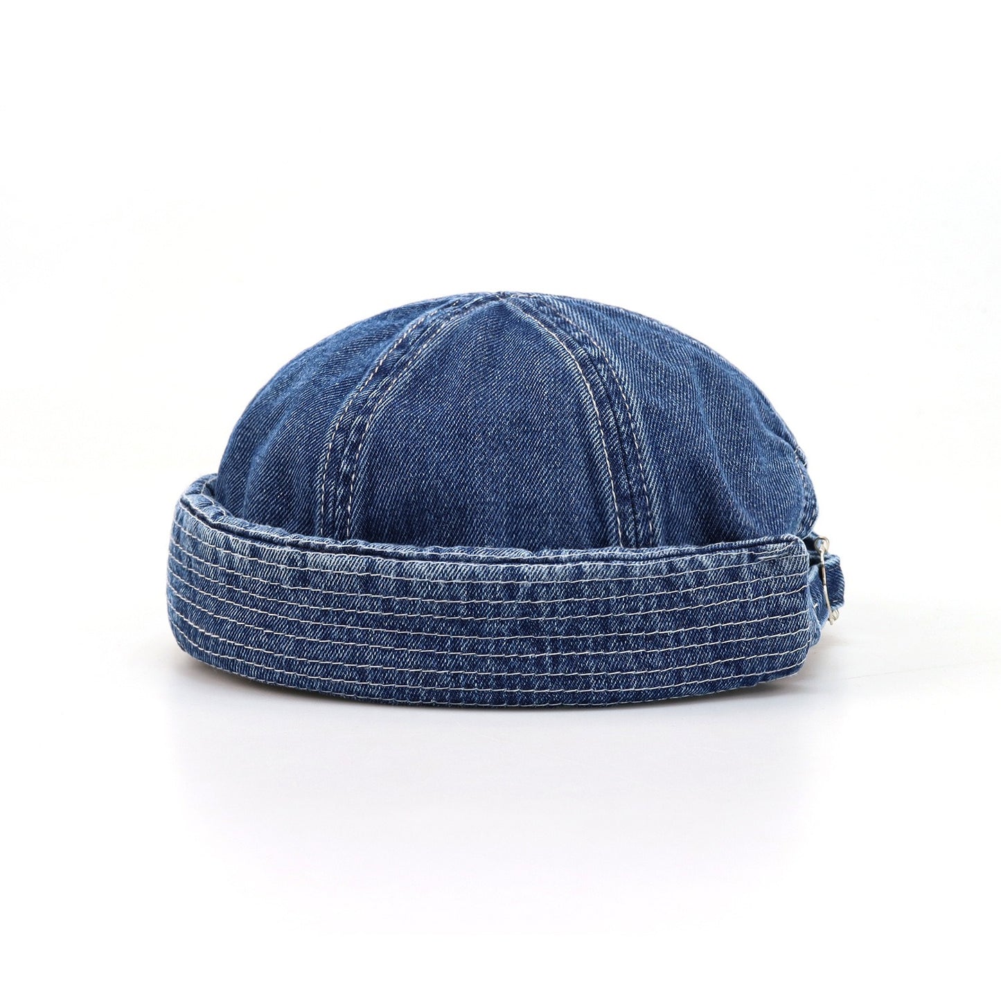 Retro Denim Melon Skin Hat - Versatile Harajuku Style