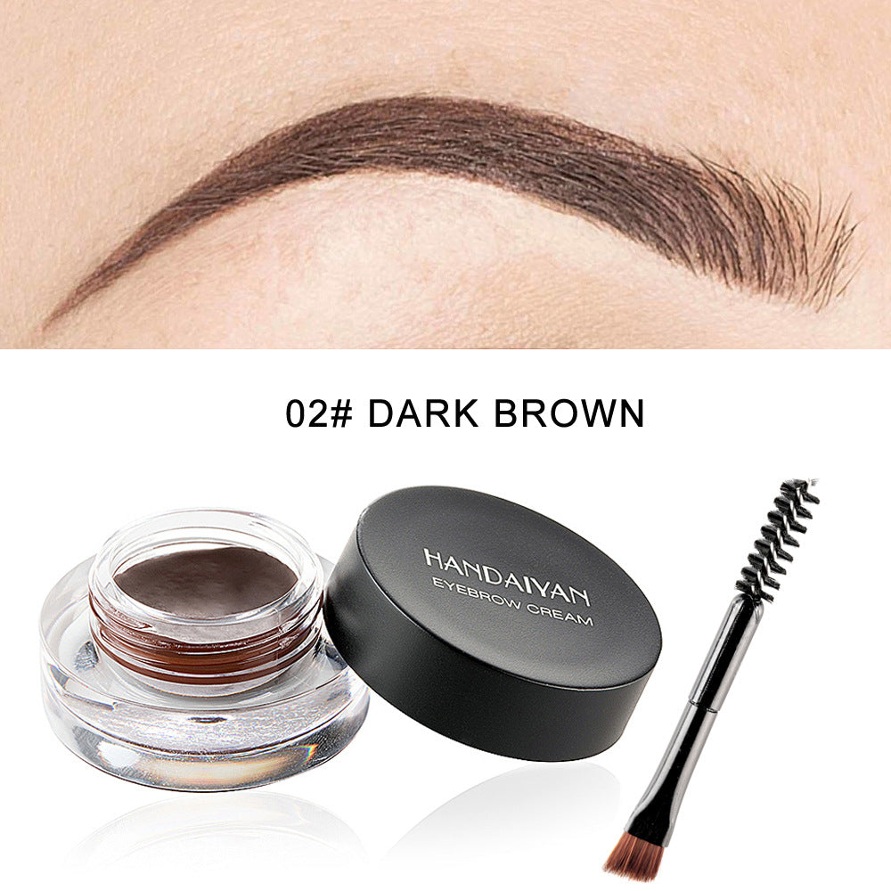 12-Color Waterproof Eyebrow Dye Cream - Harajuku Style