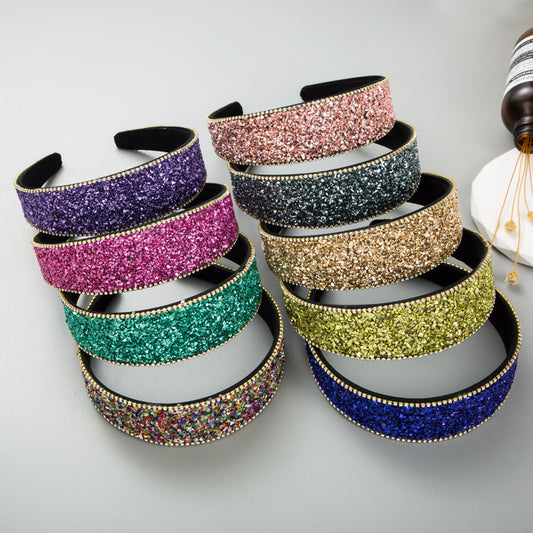Colored Stone Hair Decoration Headband