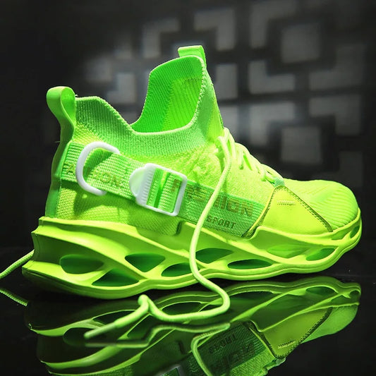 Harajuku Style Men's Breathable Sneakers - Big Sizes Available