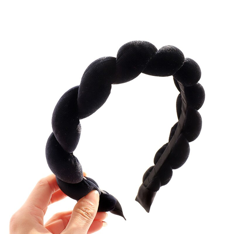 Velvet Braid Headband for Autumn & Winter