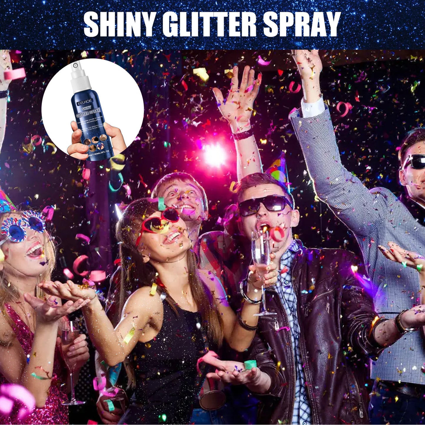 Glitter Spray for Harajuku Style - Brighten Up Your Look!