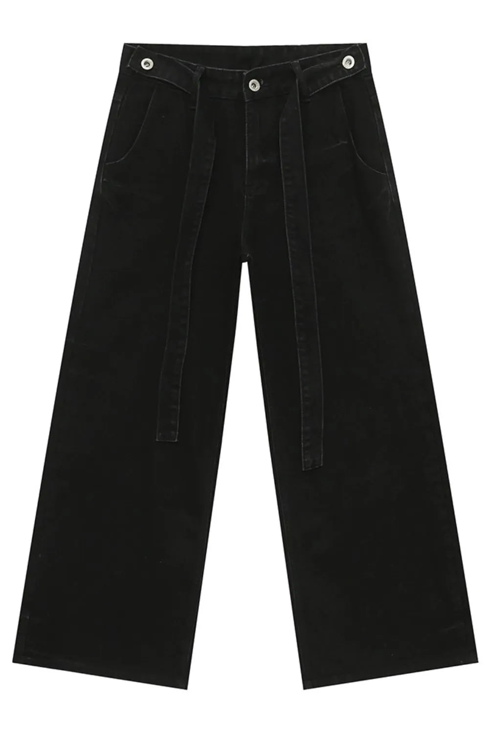 Playful Wide Leg Jeans with Pockets