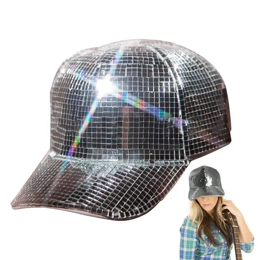 Disco Mirror Cowboy Hat - Party Duck Tongue Decoration