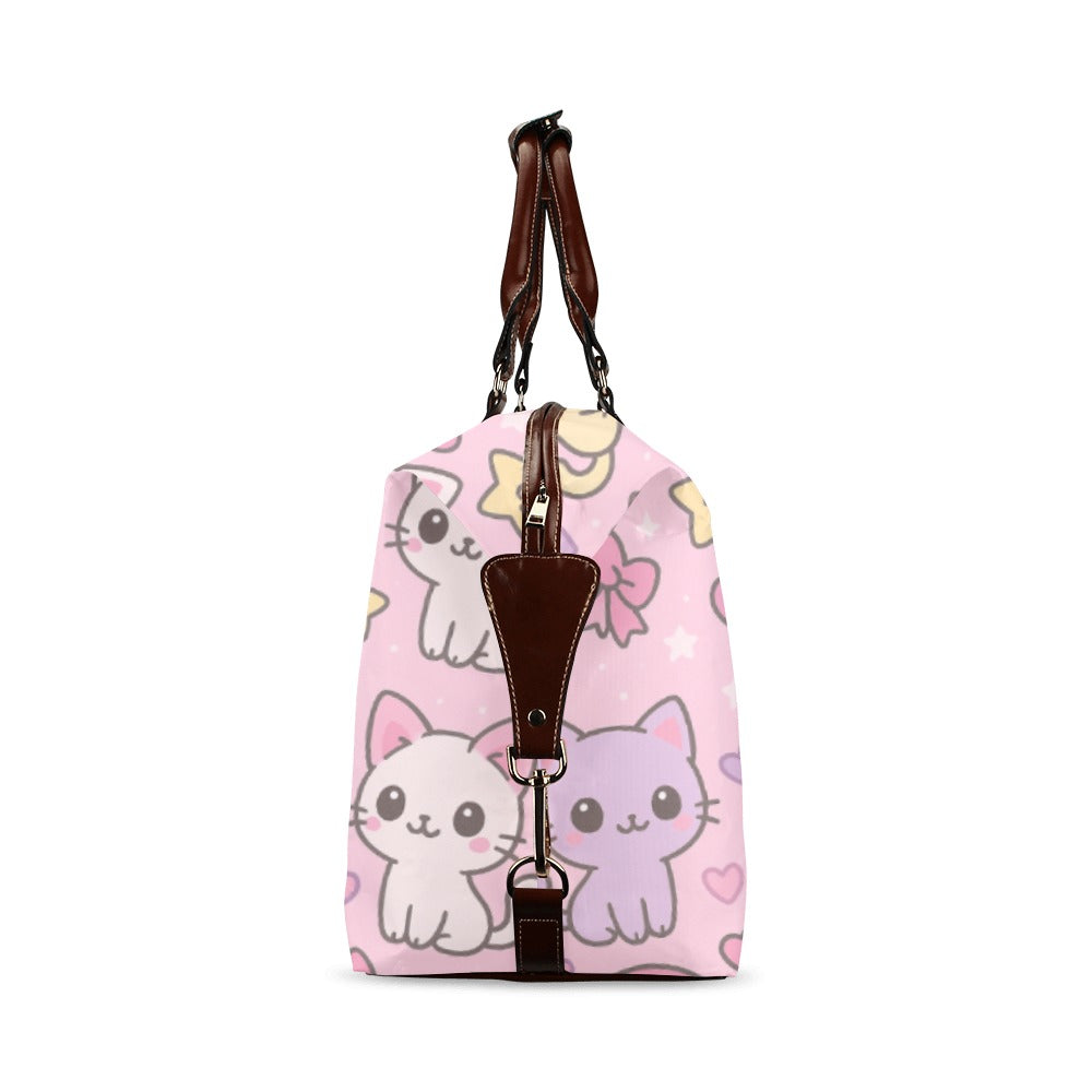 Cartoon Cat Harajuku Kawaii Flight Duffle Bag