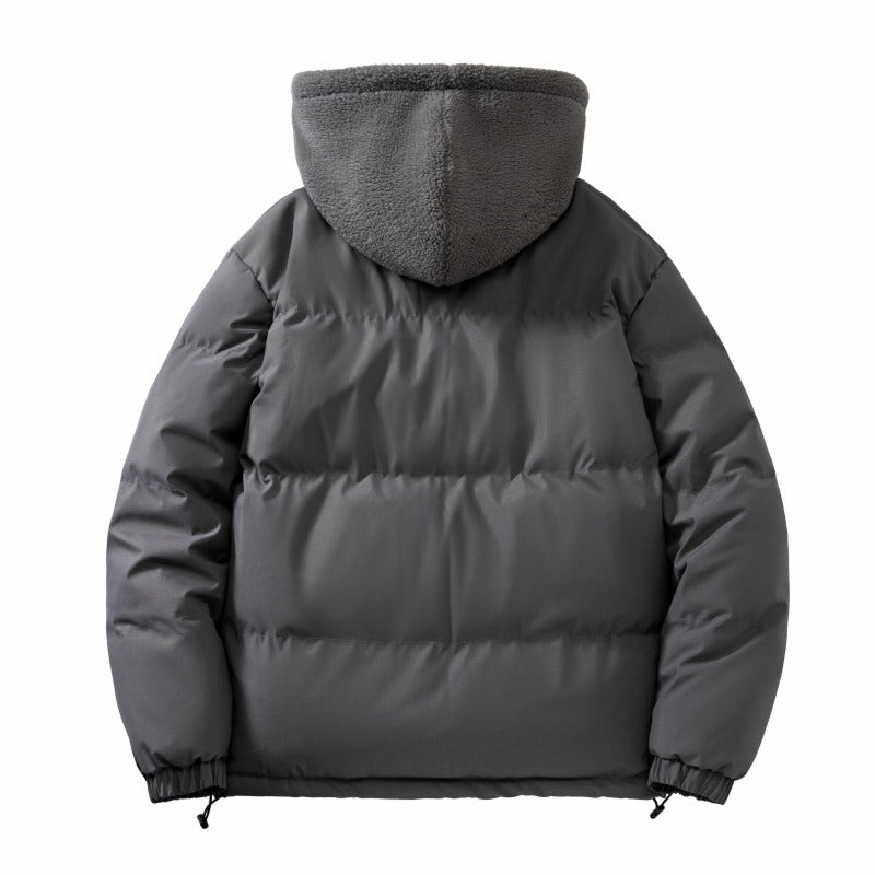 Men's Harajuku Style Hooded Cotton Jacket