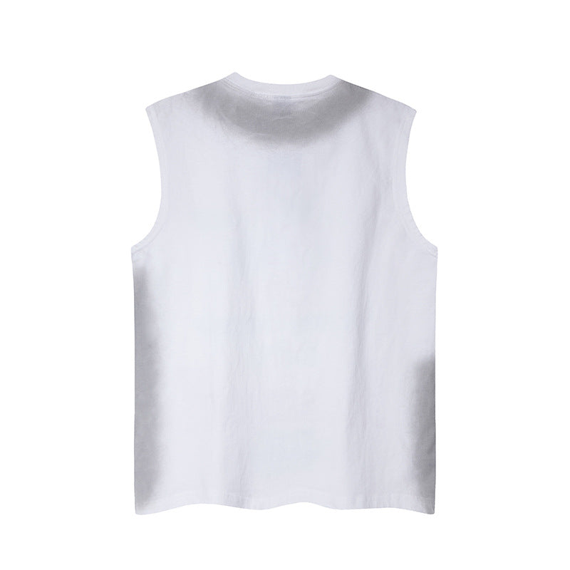 Harajuku Style Graffiti Letter Print Unique Design Tank Top