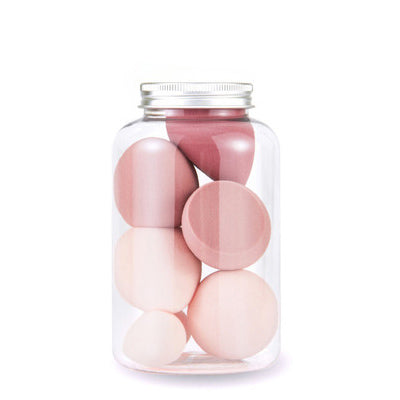 7 PCS Playful Makeup Sponge Set - Dual Use Beauty Eggs