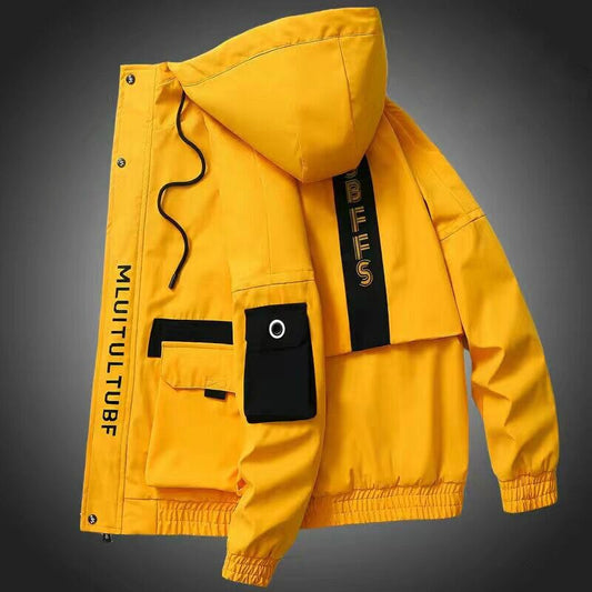 Men's Harajuku Casual Windbreaker Jacket