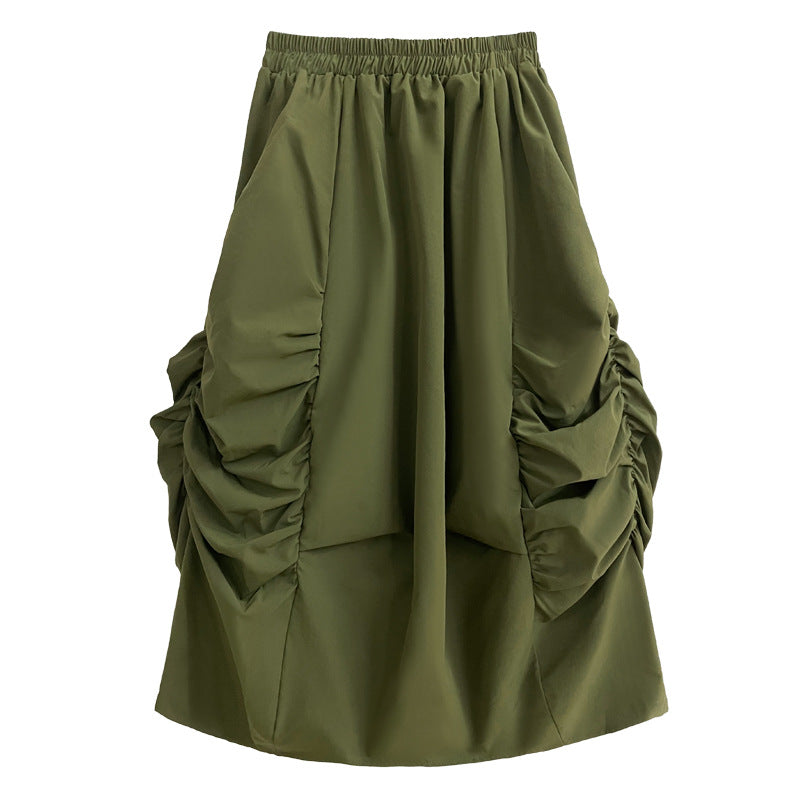 Playful Midi Skirt - Loose & Slimming Design