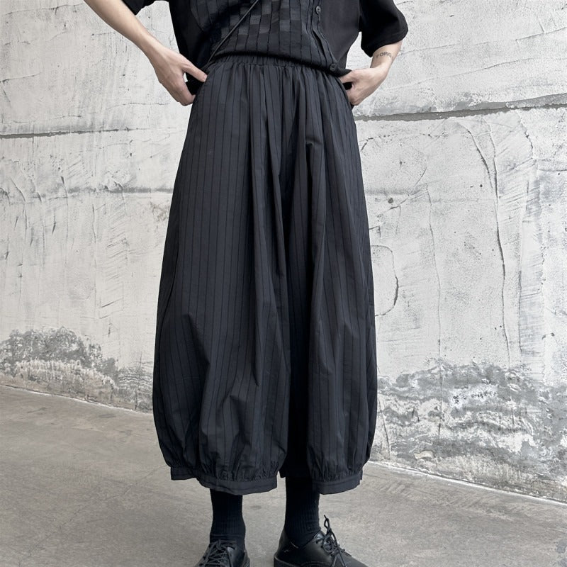 Goth Women Loose Ninth Pants - Harajuku Fashion