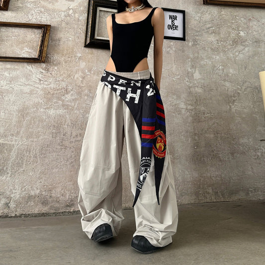 Quick Drying Workwear Women's Summer Fart Curtain Loose Wide Leg Pants