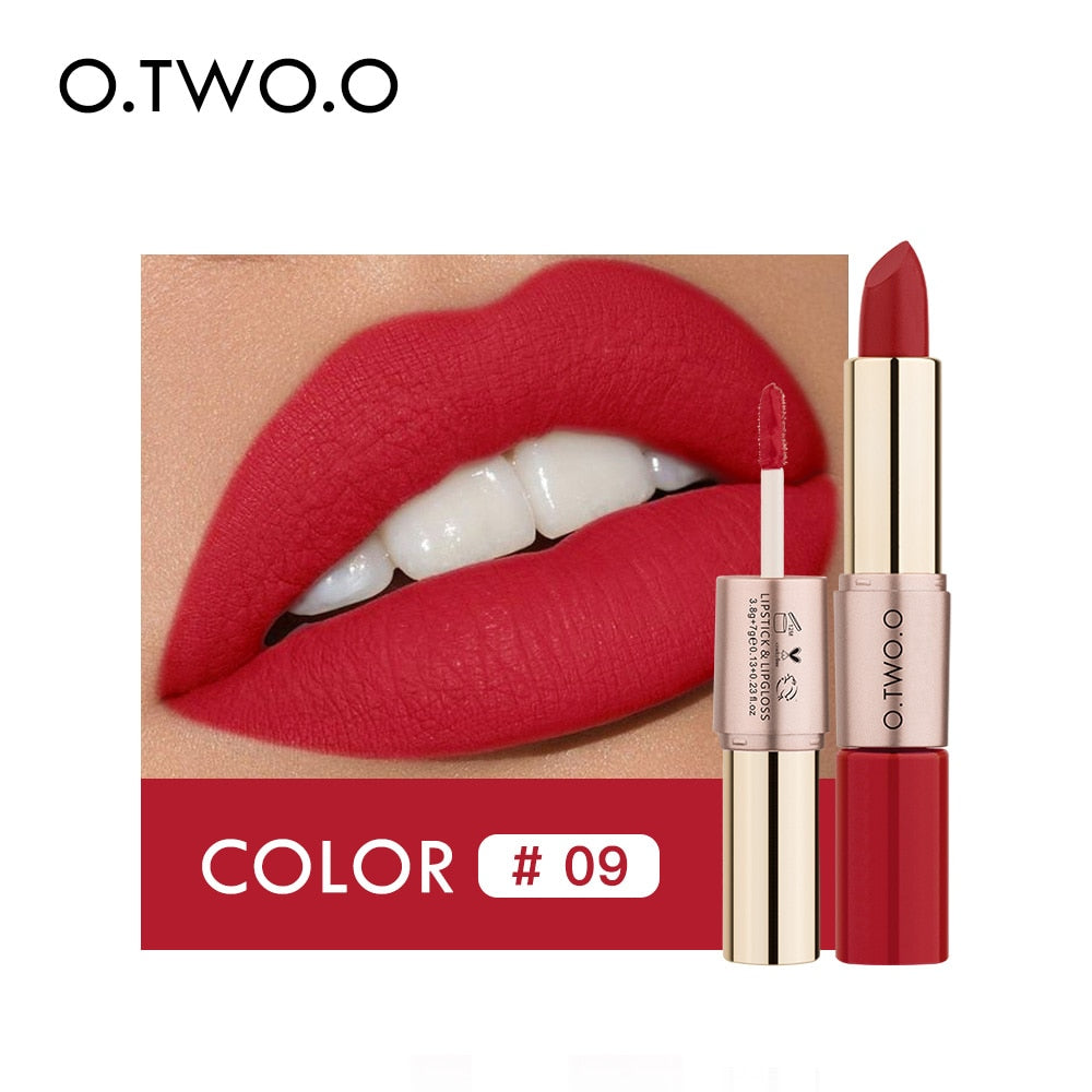 12 Colors Harajuku Style Lipstick & Gloss Set