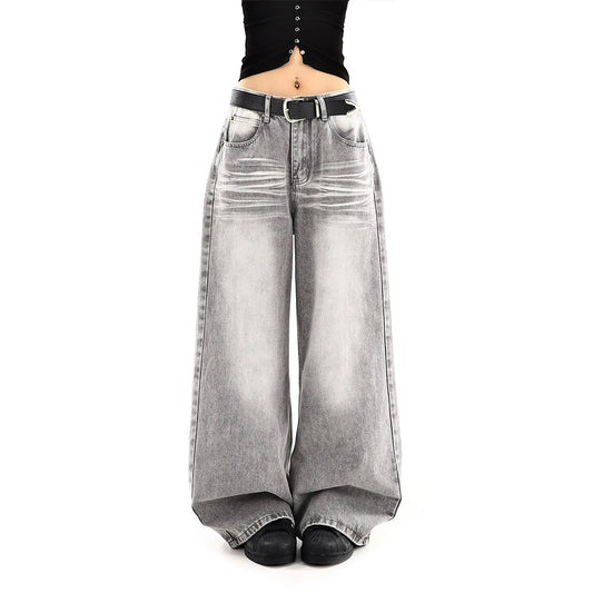 Harajuku Style Loose Slimming Straight Leg Floor Pants