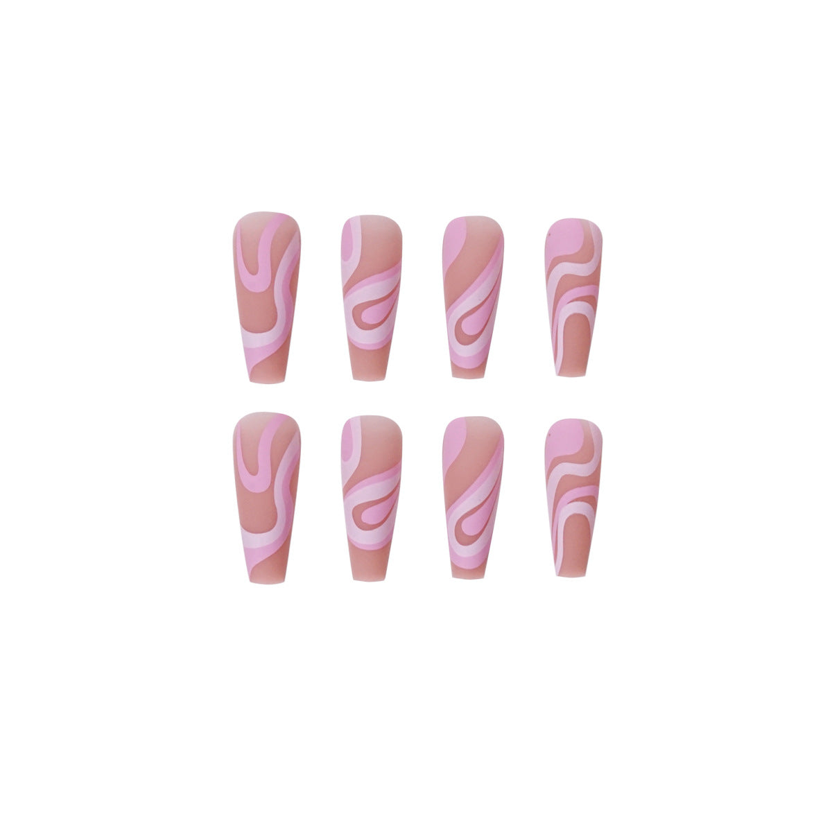 Harajuku Rose Color Matching Press-On Nails