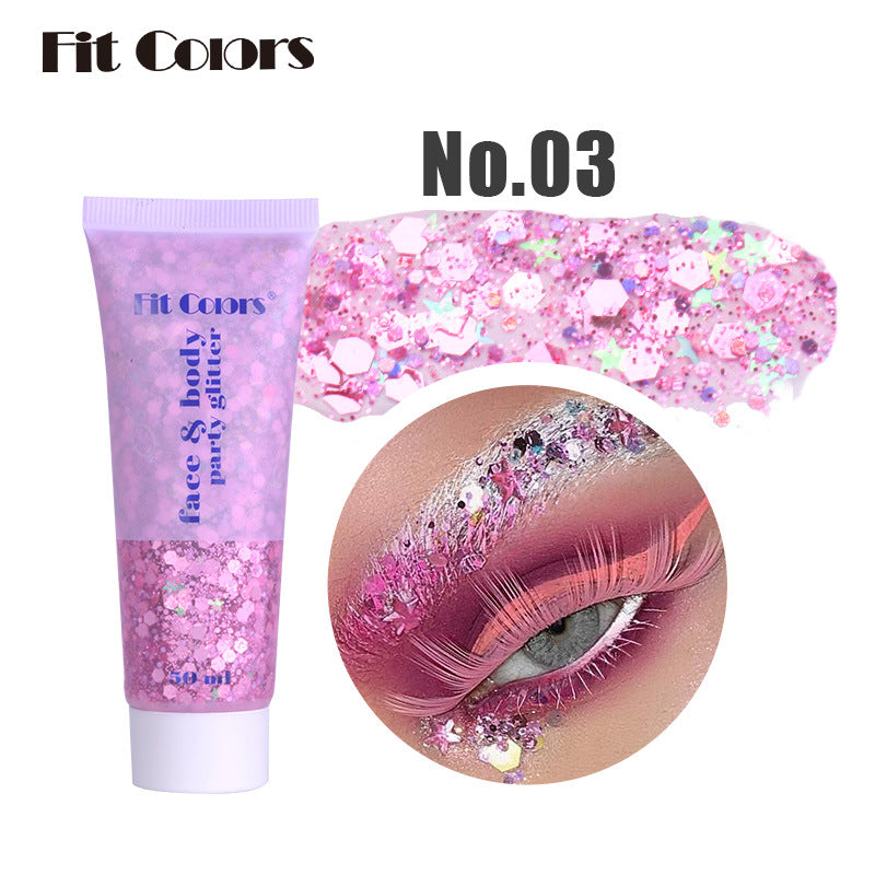 Harajuku Sequin Gel Mermaid Scale Makeup