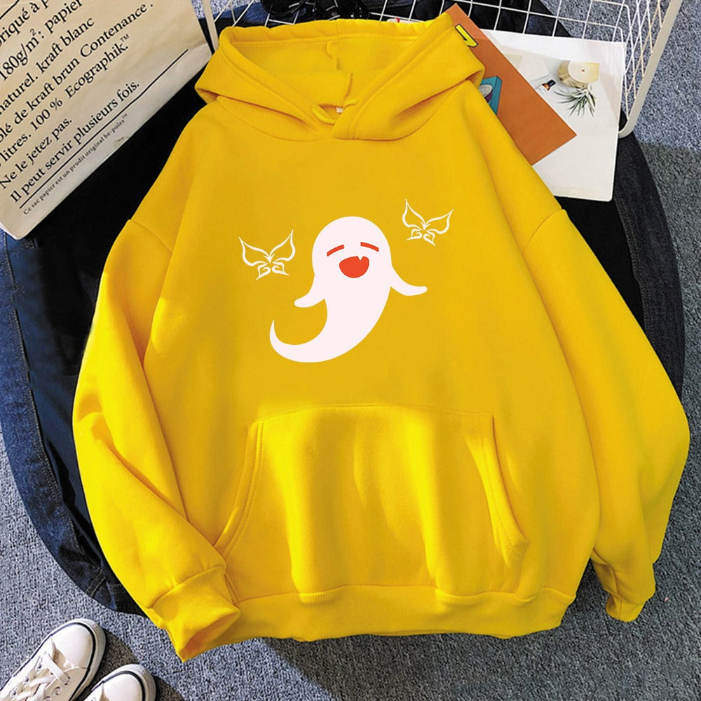 Women's Hu Tao Anime Graphic Hoodie - Harajuku Style