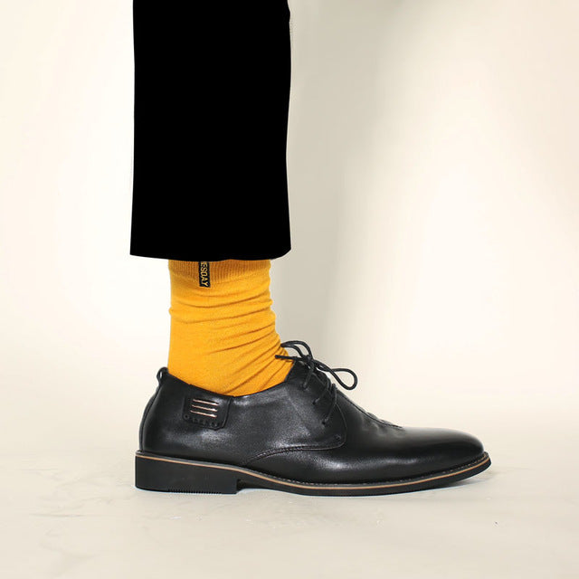 Colorful Harajuku Style Men's High Thigh Socks