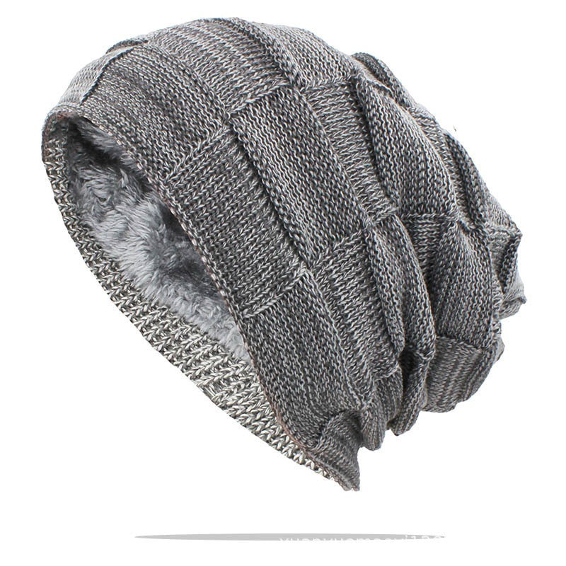 Unisex Plush Pullover Hat - Knitted Ear Protection