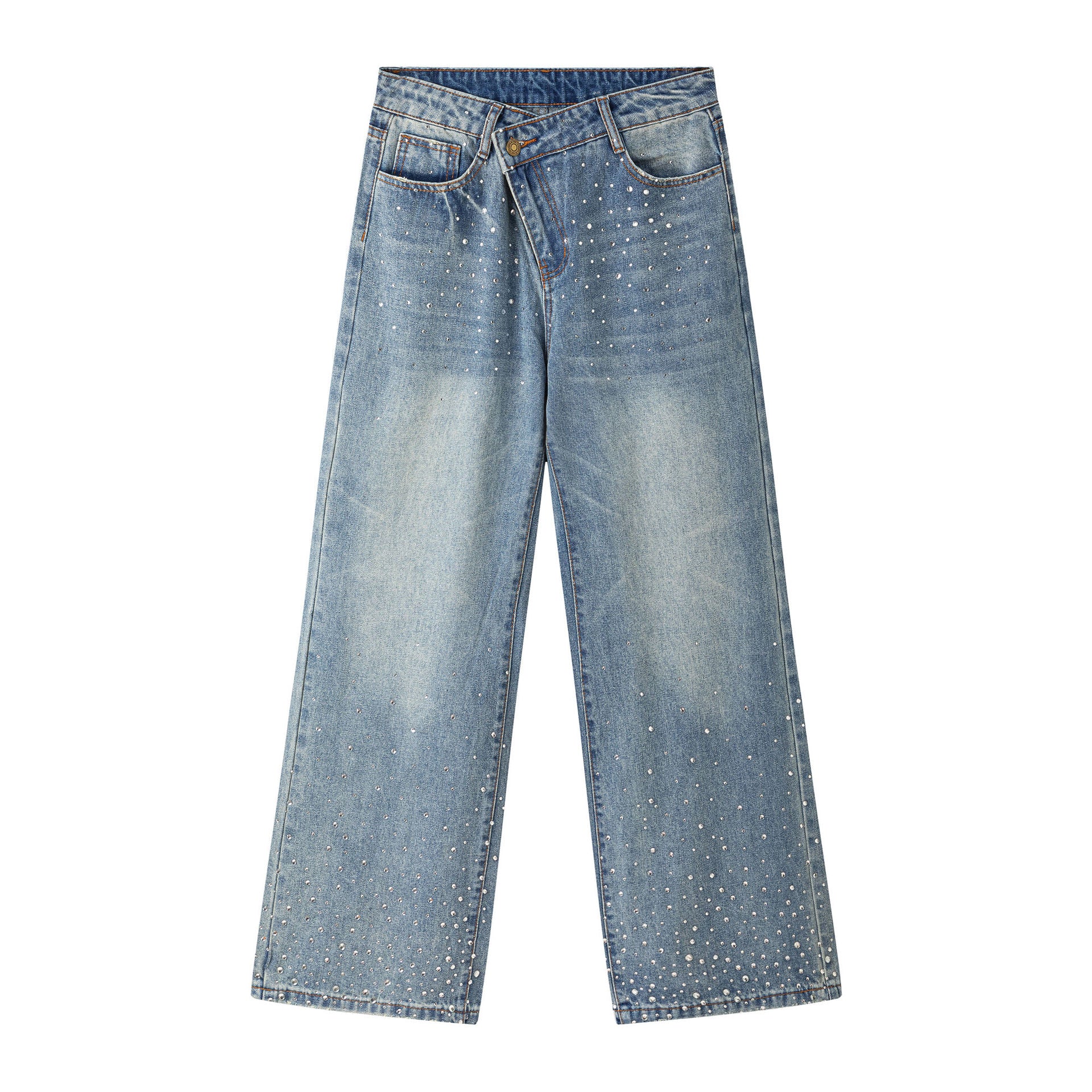 Vintage Casual Straight Leg Jeans