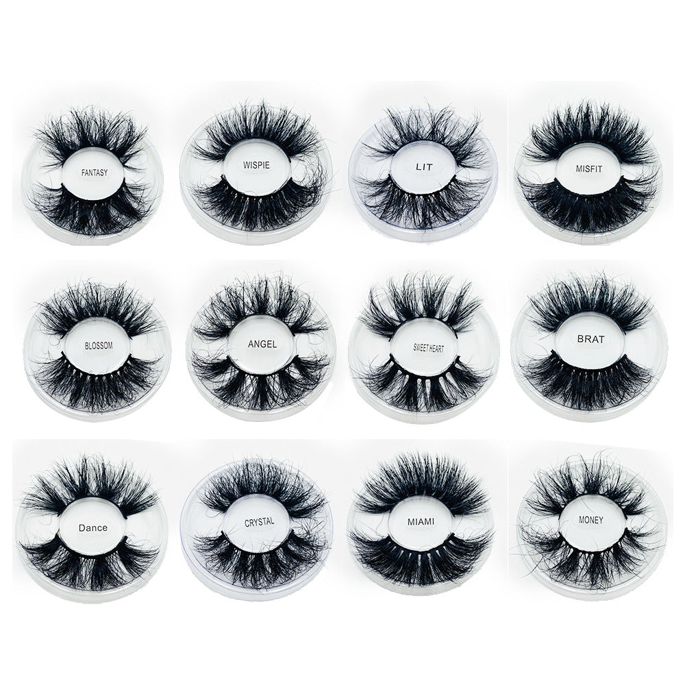 Fluffy 8D 25mm Mink Eyelashes for Harajuku Style