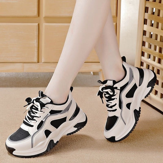 Harajuku Style Plush Sneakers - Winter Casual Shoes for Women