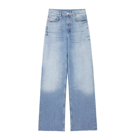 Harajuku Style Casual Loose Commuter Denim Pants