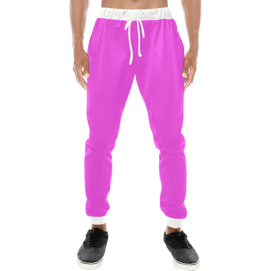 Highlighter Purple Casual Baggy Slacks Joggers