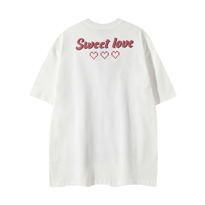 Retro Comic Print T-Shirt for Men - Harajuku Style