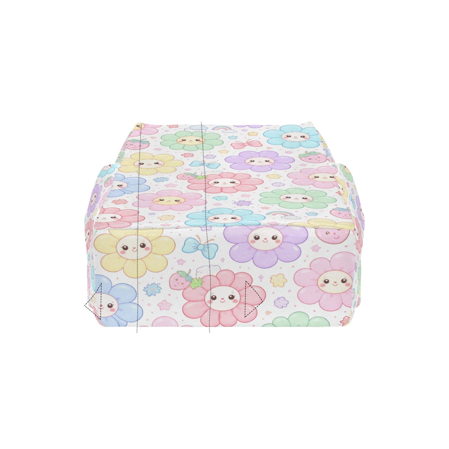 Pastel Harajuku Floral Pattern Lightweight Casual Backpack