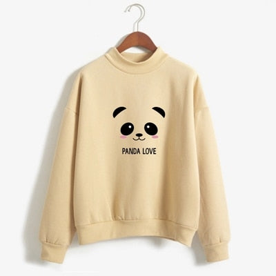 Kawaii Panda Printed Harajuku Sweatshirt for Women