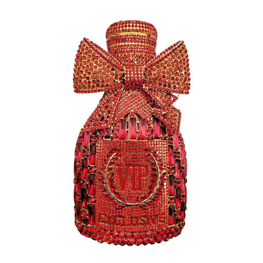 Bow Champagne Crystal Handbag for Women