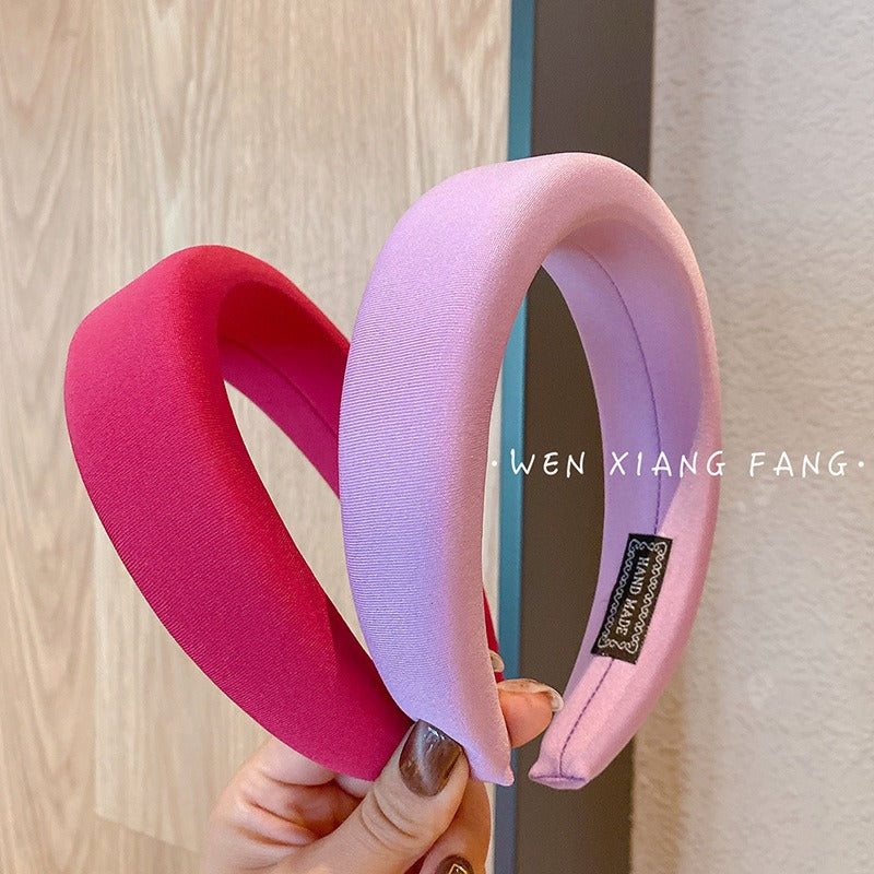 Candy Colored Thick Sponge Hair Hoop