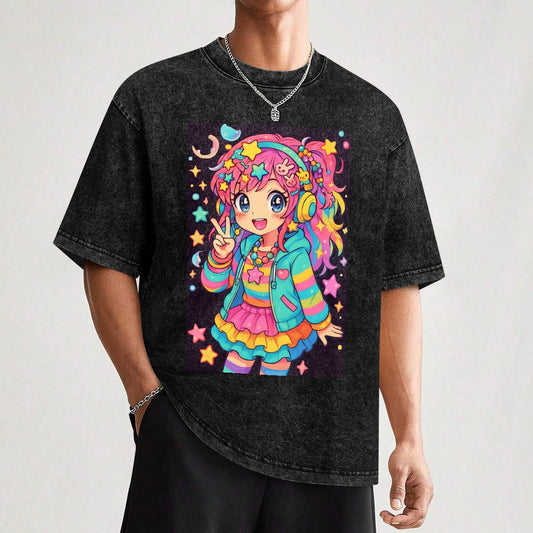 Cute Anime Kawaii Harajuku Girl T-Shirt