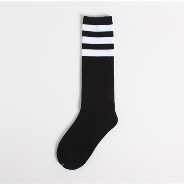 Harajuku Style Playful Three Stripes Socks