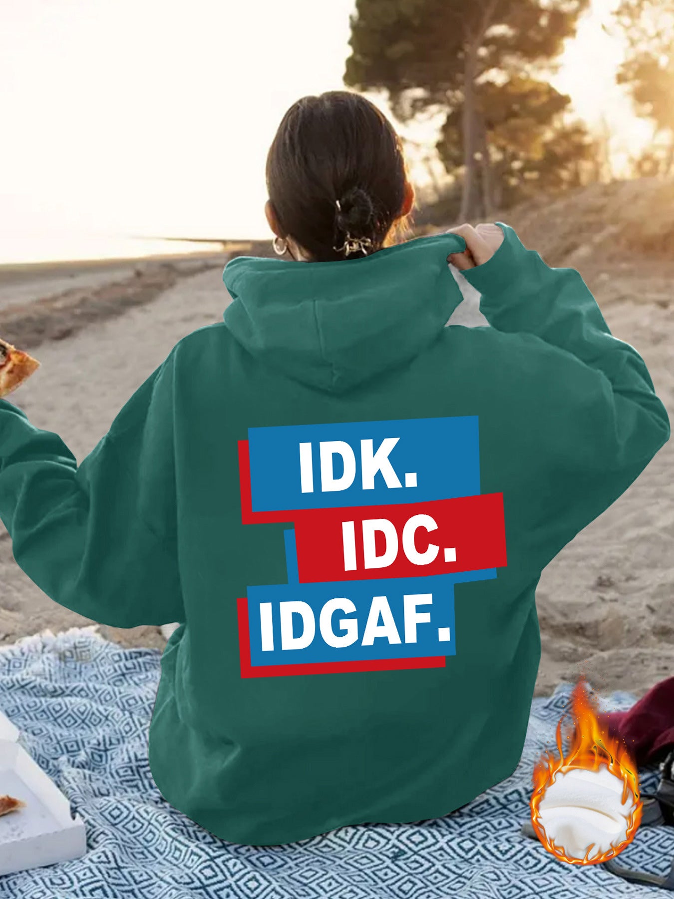 Top and Hoodie IDK.IDC.IDGAF