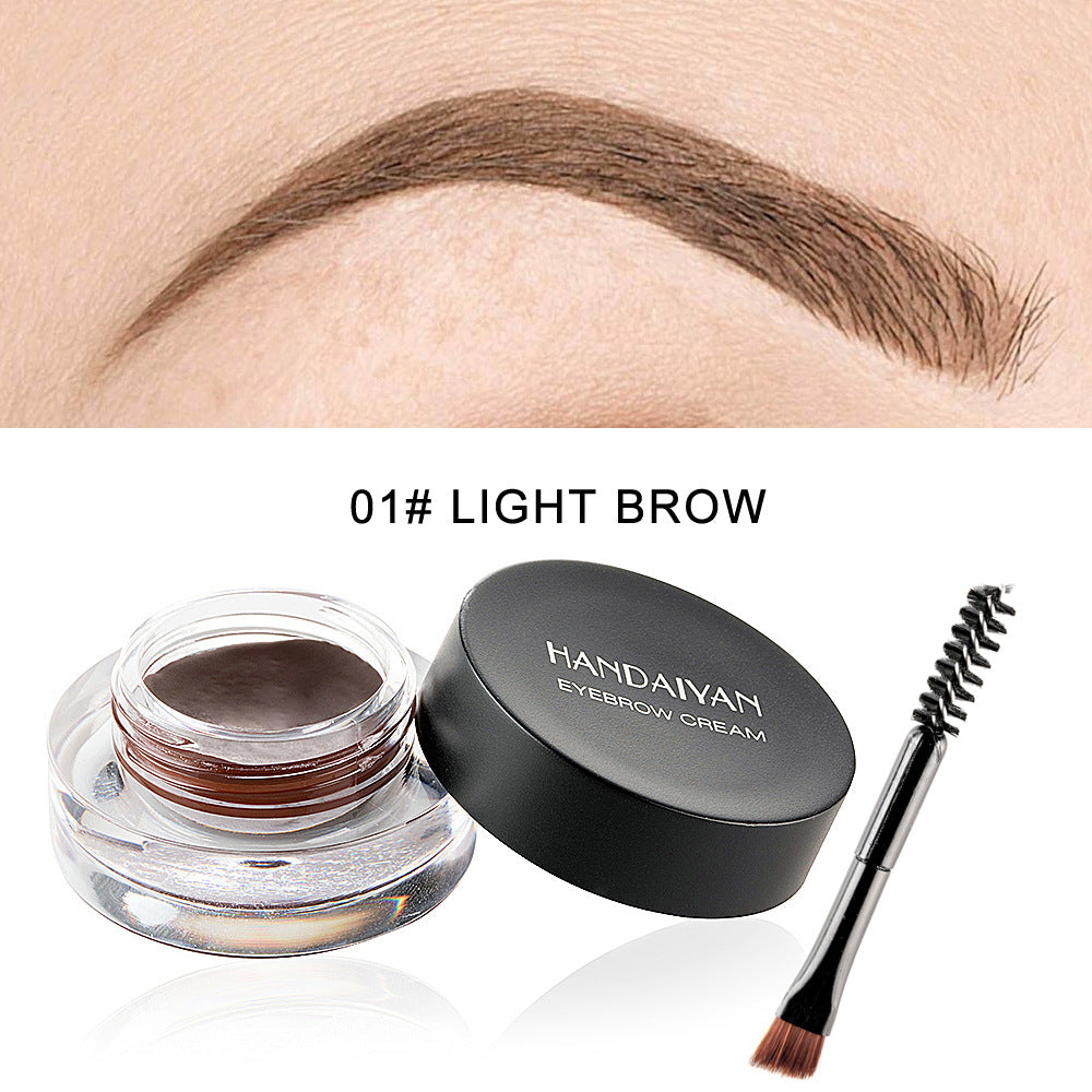 12-Color Waterproof Eyebrow Dye Cream - Harajuku Style
