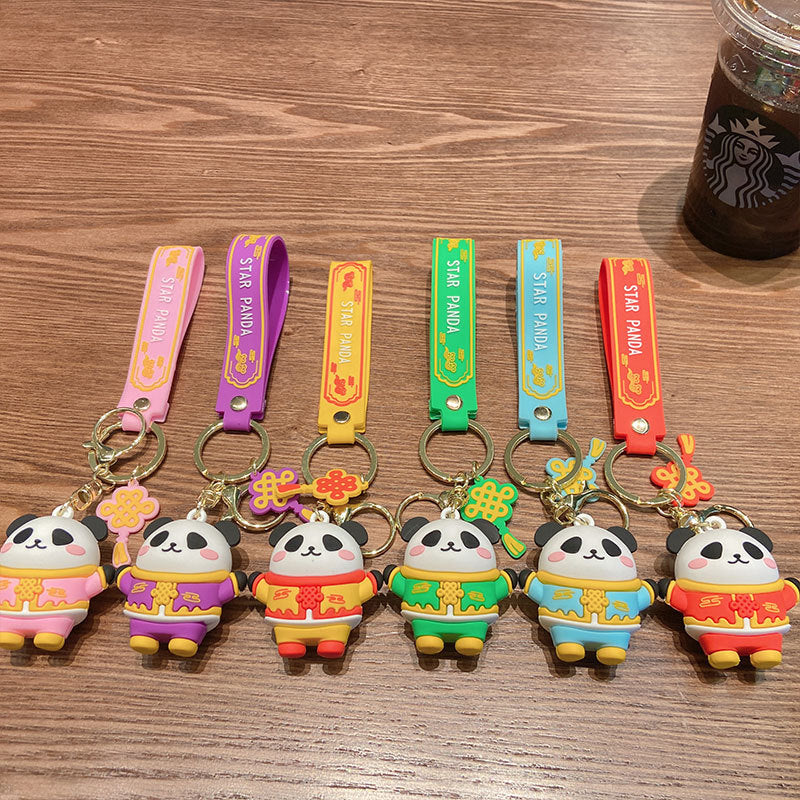 Panda Mascot Keychain