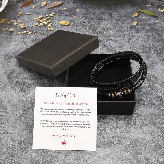 Men's Harajuku Style Stainless Steel Woven Bracelet
