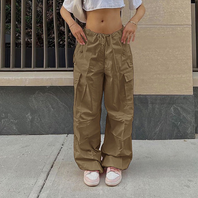 XY22094 Street Overalls - Fashion Casual Low Waist Trousers