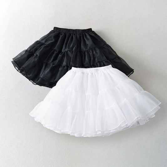 A-line Fluffy Short Skirt